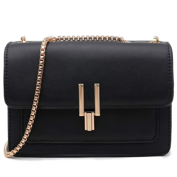 Women Crossbody Bag Handbag Purse Clutch with Metal Chain