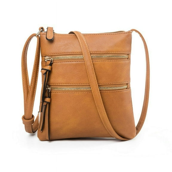 Women Crossbody Purses Small Shoulder Bag with Multi Pocket Extra Long Strap
