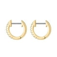 thumbnail image 1 of Women Crystal Hoop Earrings for Women Set Gold Silver Pack Rhinestone Hypoallergenic Circle Rounded Huggie Earring Fashion Jewelry, 1 of 8