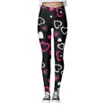 thumbnail image 1 of Women Custom Love Printed Pants Custom Leggings For Leggings Running Christmas Santa Pilates Party Snowman Leggings J L, 1 of 7