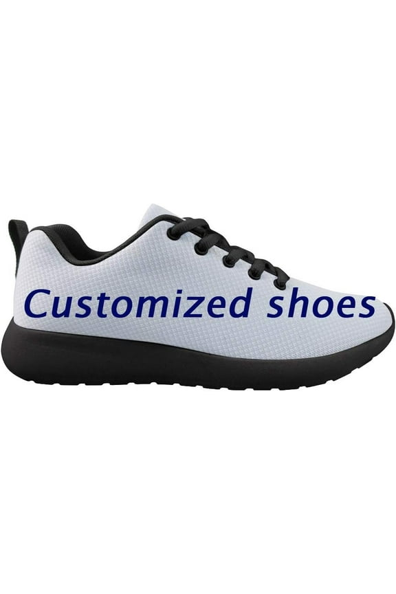 Women Customized Fashion Sneakers Lace-up Lightweight Sport Shoes Ladies Casual Running Hiking Shoes