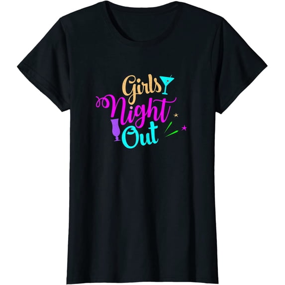 Women Cute Bridesmaid Bachelorette Party Bride Girls Night Out Short Sleeve T-Shirt