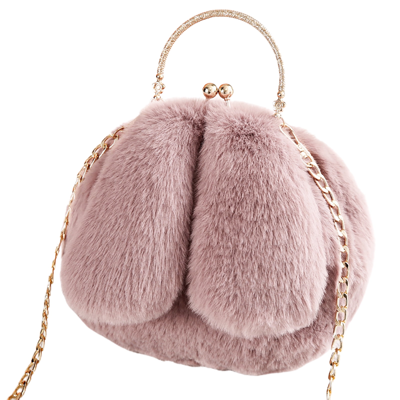 Designer Heart Shaped Plush Evening Fluffy Shoulder Bag For Women  Fashionable Solid Fluffy Bucket Handbag With Soft Faux Fur Crossbody Purse  From Estas, $13.72 | DHgate.Com