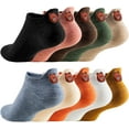 thumbnail image 1 of Women Cute Socks 10 Pairs Cotton Kawaii Embroidered Funny Low Cut Socks for Women Girls Ankle Socks, 1 of 7