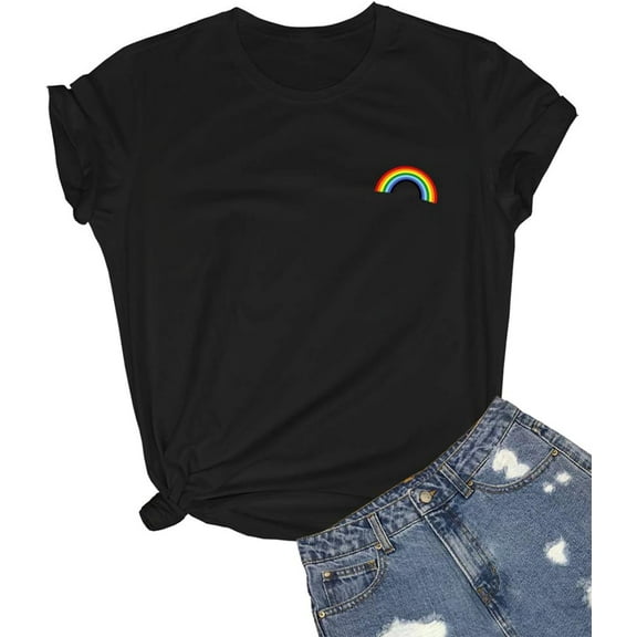 Women Cute T Shirt Junior Tops Teen Girls Graphic Tees