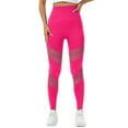 thumbnail image 1 of Women Cutout Yoga Leggings – High Rise Breathable Mesh Hollow Design Stretch Workout Pants, Black Leggings Women Sexy Athletic Bottoms For Gym Fitness Casual Wear, 1 of 5