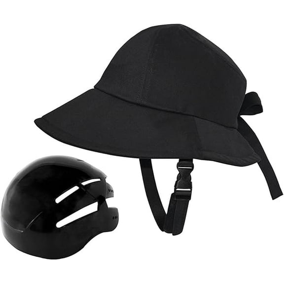 Women Cycling Helmet for Sun Hat with Bike Helmet Fashion Breathable Sunscreen Head Protection Bicycle Helmet Hats