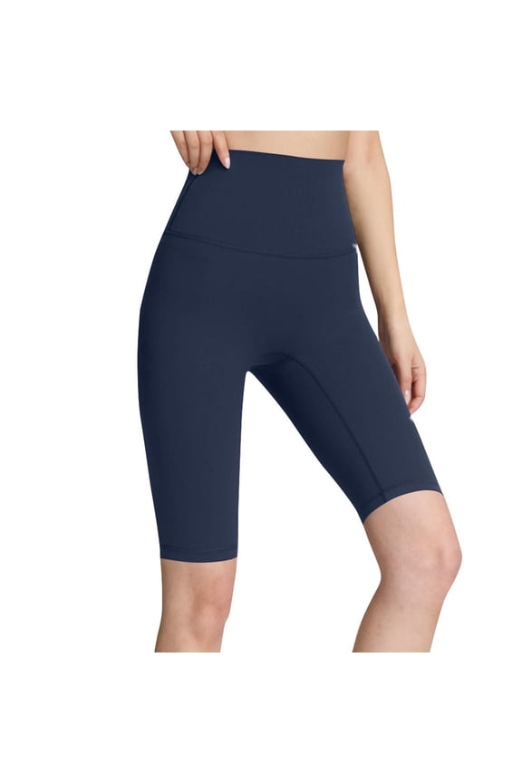 Women Cycling Shorts Seamless Workout Butt Lifting Biker Pants Knee Length Leggings Dancing Super Stretch Shorts Dancing Walking Running Gym Biker Active Casual Sports Yoga Pants