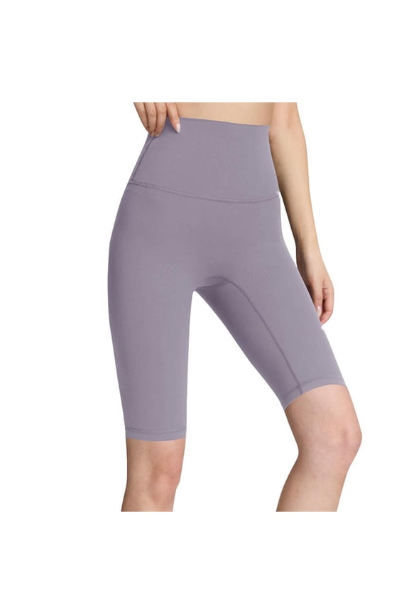 Women Cycling Shorts Seamless Workout Butt Lifting Biker Pants Knee Length Leggings Dancing Super Stretch Shorts Dancing Walking Running Gym Biker Active Casual Sports Yoga Pants