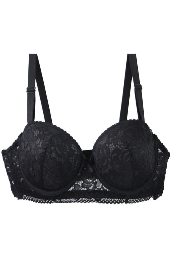 Women Daily Bra Contour Cup Underwire Plus Size Brassiere Heavy Breast Underwear Push Up Brassieres Sexy Lingerie Full Coverage Bras Underarm-Smoothing Bra