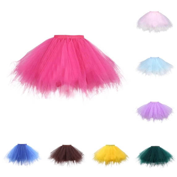 Women Dance Party Skirt Holiday Party TuTu Ballet Skirts Jean Skirt for Women Stretchy