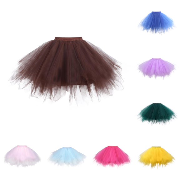 Women Dance Party Skirt Holiday Party TuTu Ballet Skirts Jean Skirt for Women Stretchy