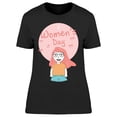 thumbnail image 1 of Women Day Encircled Woman T-Shirt Women -Image by Shutterstock, Female Medium, 1 of 2