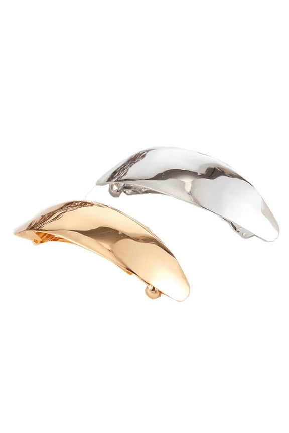 Women Decorative Simple Metal Big French Hair Clips Retro Hair Barrettes Hair Snap Clips Ponytail Clips for Girls Women Ladies Ma