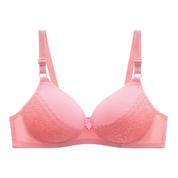 Women Deep V Lace Underwire Bralette Adjustable Strap Push up Padded Support Bra Full Cup Lingerie