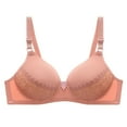 thumbnail image 1 of Women Deep V Lace Underwire Bralette Adjustable Strap Push up Padded Support Bra Full Cup Lingerie, 1 of 4
