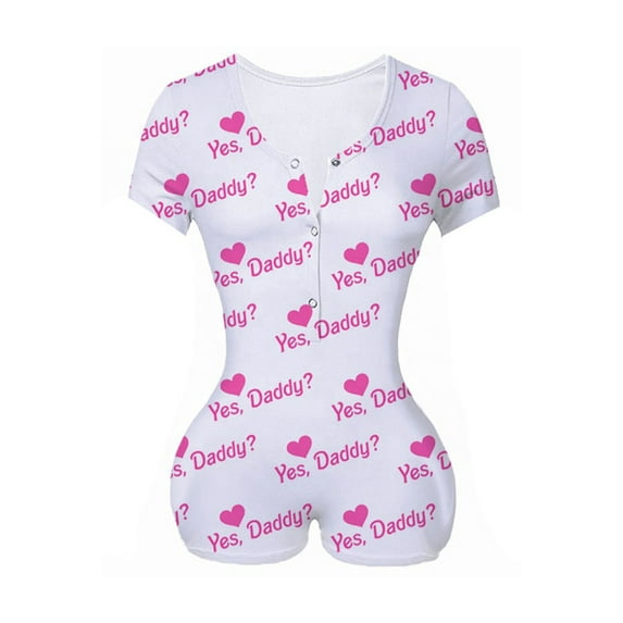 Women Deep V Neck Shorts Jumpsuit Button One Piece Bodysuit Pajama Bodycon Rompers