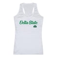 thumbnail image 1 of Women Delta State University Statesmen Script Tank T-Shirt, White - Extra Large, 1 of 1