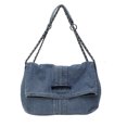 thumbnail image 1 of Women Denim Chain Strap Crossbody Bag Distressed Casual Shoulder Purse, 1 of 9