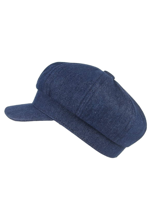 Women Denim Visor Hat Classic-Soft Fit Beret Cap Dark Blue for your next vacation to romantic or just a regular day