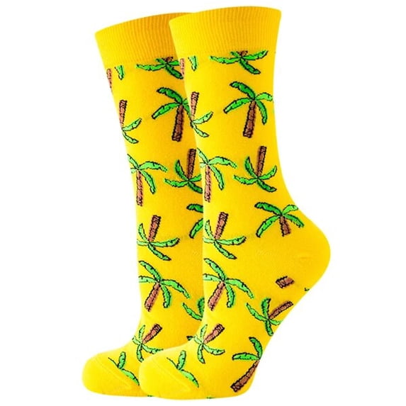 Women Designer Fashion Funny Creative Middle Tube Cotton Woman Colorful Cute Pattern Animal Plant Sports Sock Wonder Socks Gift