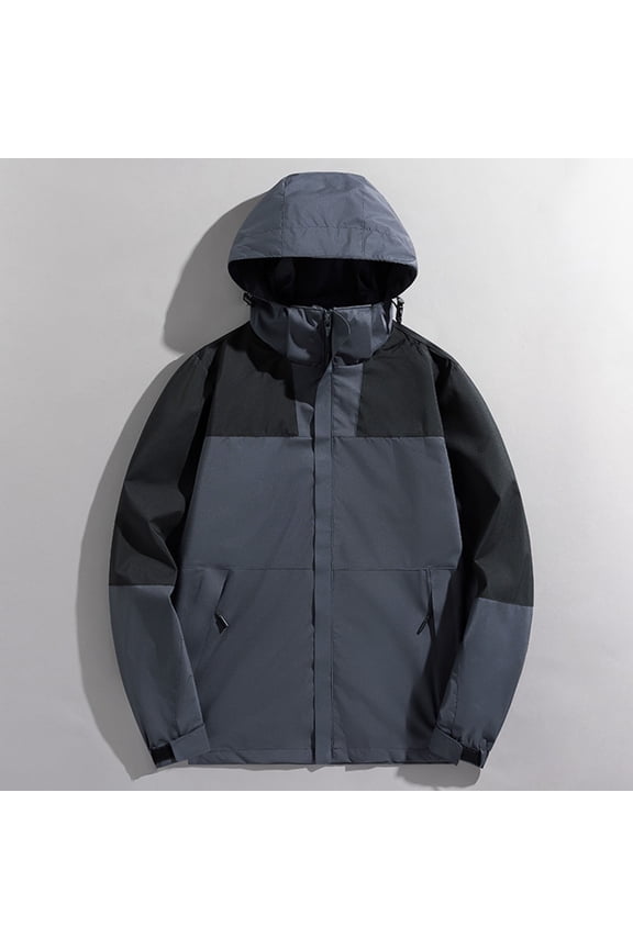 Women Detachable Cap And Windproof Thick Three-in-one Jacket Outdoor Sports Warm Jacket