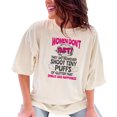 thumbnail image 1 of Women Don't Fart Glitter Humor, Ivory Comfort Colors T-Shirt, Medium, 1 of 3