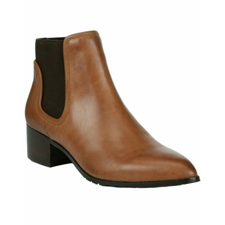 Women Donald Pliner Dyla Chelsea Booties Variety Leather/Suede MSRP-$254 B4HP (Light Beige Leather,US 9)