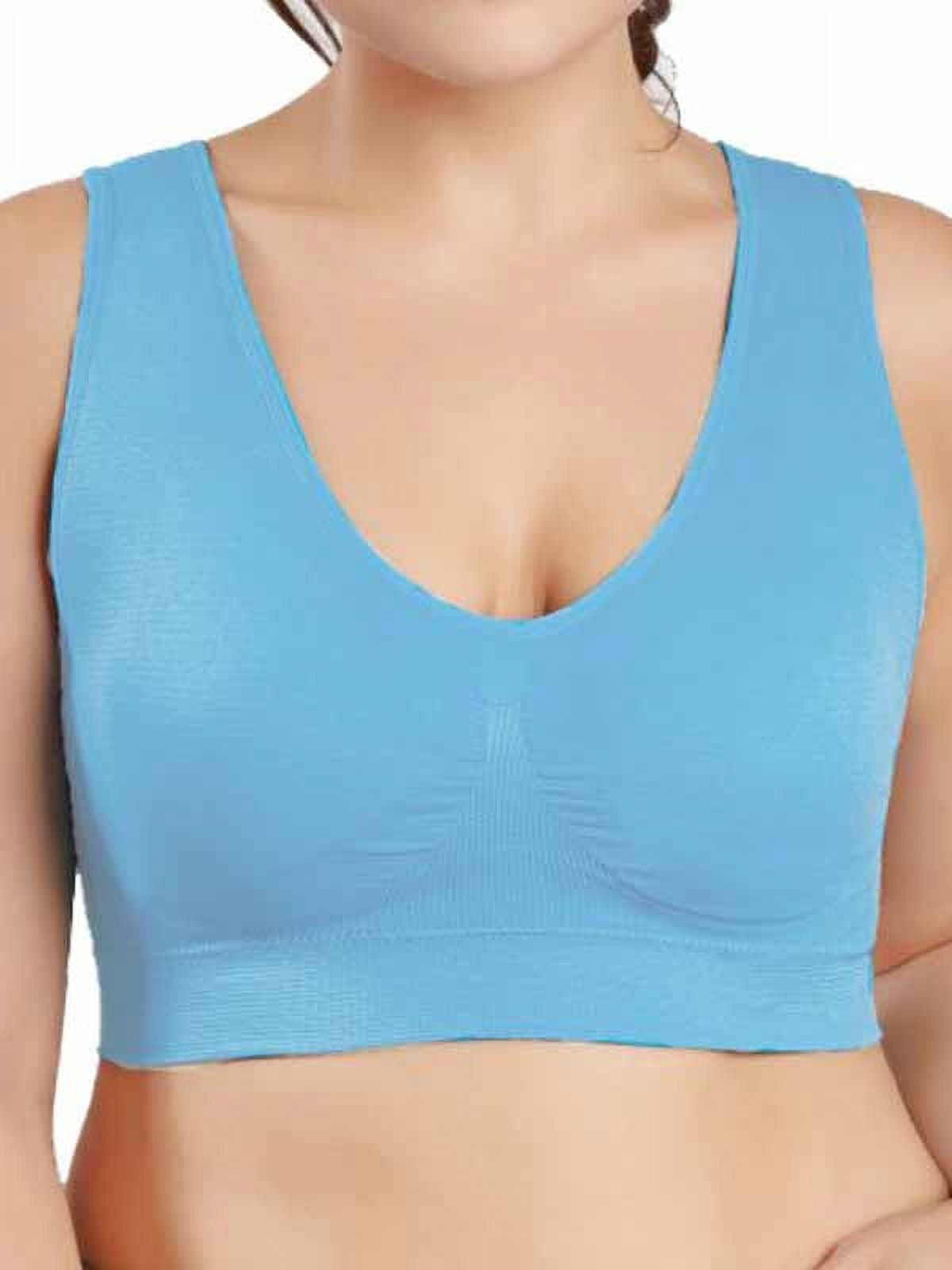 Women Double Layer Large Size Wirefree Vest Sports Bra 