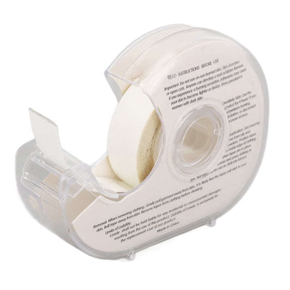 Women Double Sided Tape, Skin Safe 2 Rolls Clothes Tape All Day Strength For Dresses Body All Skin