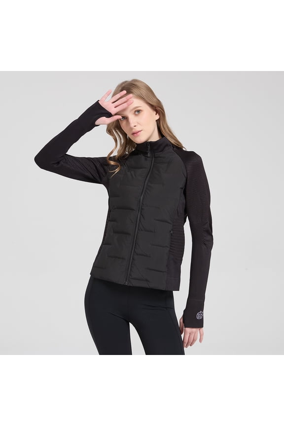 Women Down Coats and Jackets Designed for Casual,Classic Fit,Size L,black