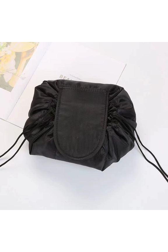Women Drawstring Cosmetic Bag Travel Storage Makeup Bag Organizer Female Make Up Pouch Portable Waterproof Toiletry Beauty Case