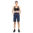 thumbnail image 1 of Women Drawstring Cotton Spandex Casual Sports Bermuda Shorts, 1 of 6