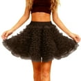 thumbnail image 1 of Women Dress CoffeeTutu Dress for Women Tulle Maxi Skirt Layered Puffy Fairy Skirt Fairy Skirt, 1 of 7