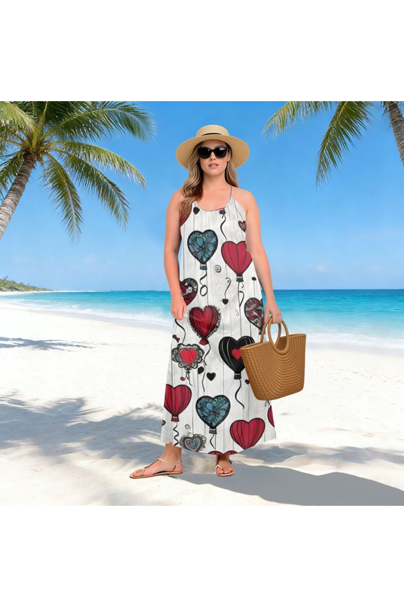 Women Dress Oversize Style Open-Back Design-Gothic Love Floats Patterngg507224582p1252c1323s3158