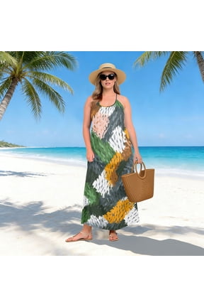 Women Dress Oversize Style Open-Back Design-Python Snake Skin Pattern Patterng
