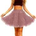 thumbnail image 1 of Women Dress PinkTutu Dress for Women Mesh Skirt Fluffy Skirts Irregular Adults Tutus, 1 of 7