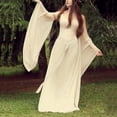 thumbnail image 1 of Women Dress Vintage Sleeve Sweetheart Dress Panel Women Court Dress Plus Size Long Dress Gothic Dress Dresses Women Beach Dress plus Size Wrap Summer Dress Womens Swing Dress Knit Dress Aline Summer, 1 of 4