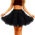 thumbnail image 1 of Women Dresses BlackTutu Dress Tulle Midi Skirt Fluffy Skirt Tutu for Women Adults, 1 of 7