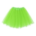 thumbnail image 1 of Women Dresses Mesh Skirt Green Tutu Skirts Fluffy Skirt Irregular Tutu Skirt, 1 of 7