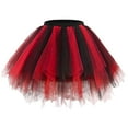 thumbnail image 1 of Women Dresses RedTutu Skirts Tulle Skirt Layered Puffy Fairy Skirt Sparkly Skirt, 1 of 3