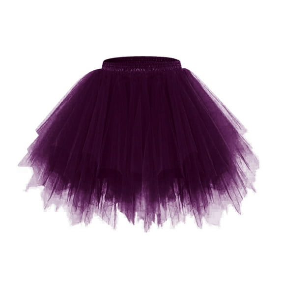 Women Dresses RedTutu Skirts for Women Tulle Midi Skirt Layered Puffy Fairy Skirt Princess Tutu