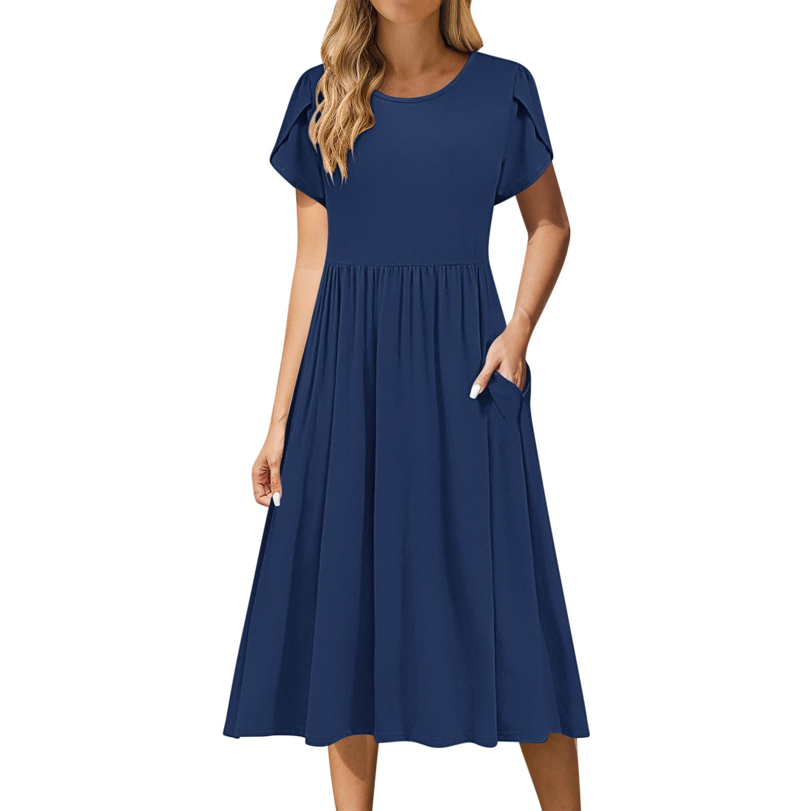 navy blue dress pants for ladies Pleated Dress Pants for Tall Women