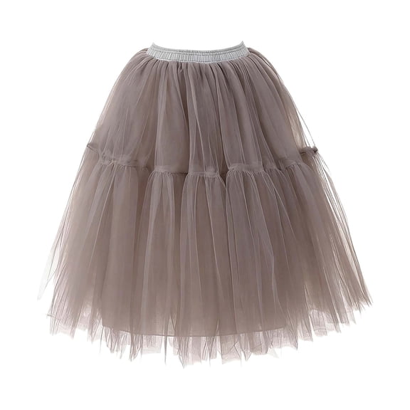 Women Dresses Tulle Skirt Grey Tutu Dress for Women Fluffy Skirt Party Dress