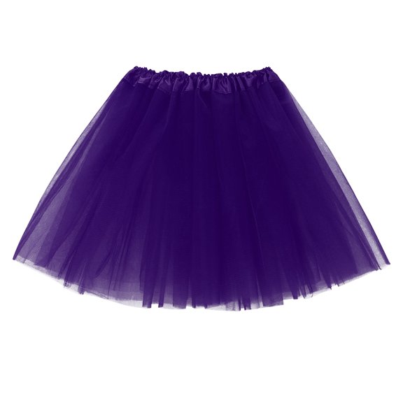 Women Dresses Tulle Skirt Purple Tutu Dress Fluffy Skirts Y2k Skirt