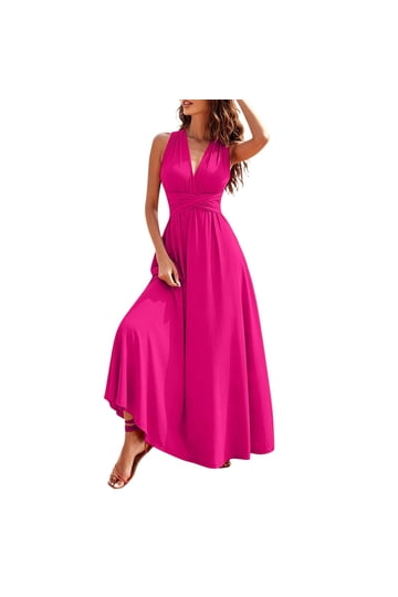 multiway bodycon dress Midi Bodycon DRESS STARRY Black with Low Neckline L / Black main image 1