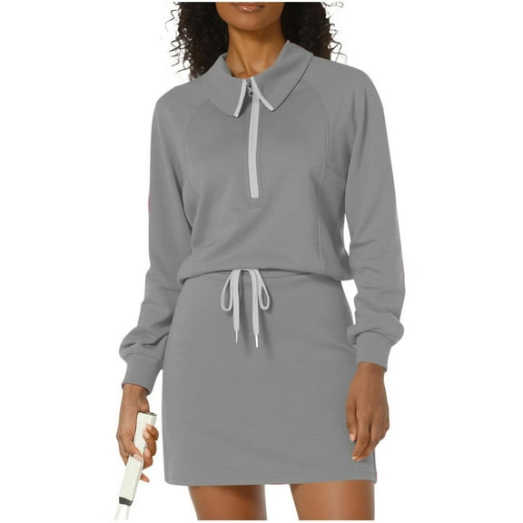 Women Dresses for Special Occasions Summer Trendy Solid Color Long Sleeve Square Neck Mid-Calf Dress Plus Size Ladies Skirt Party Elegant UK For Prom