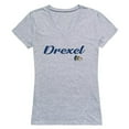 thumbnail image 1 of Women Drexel University Dragons Script T-Shirt, Heather Grey - Extra Large, 1 of 1