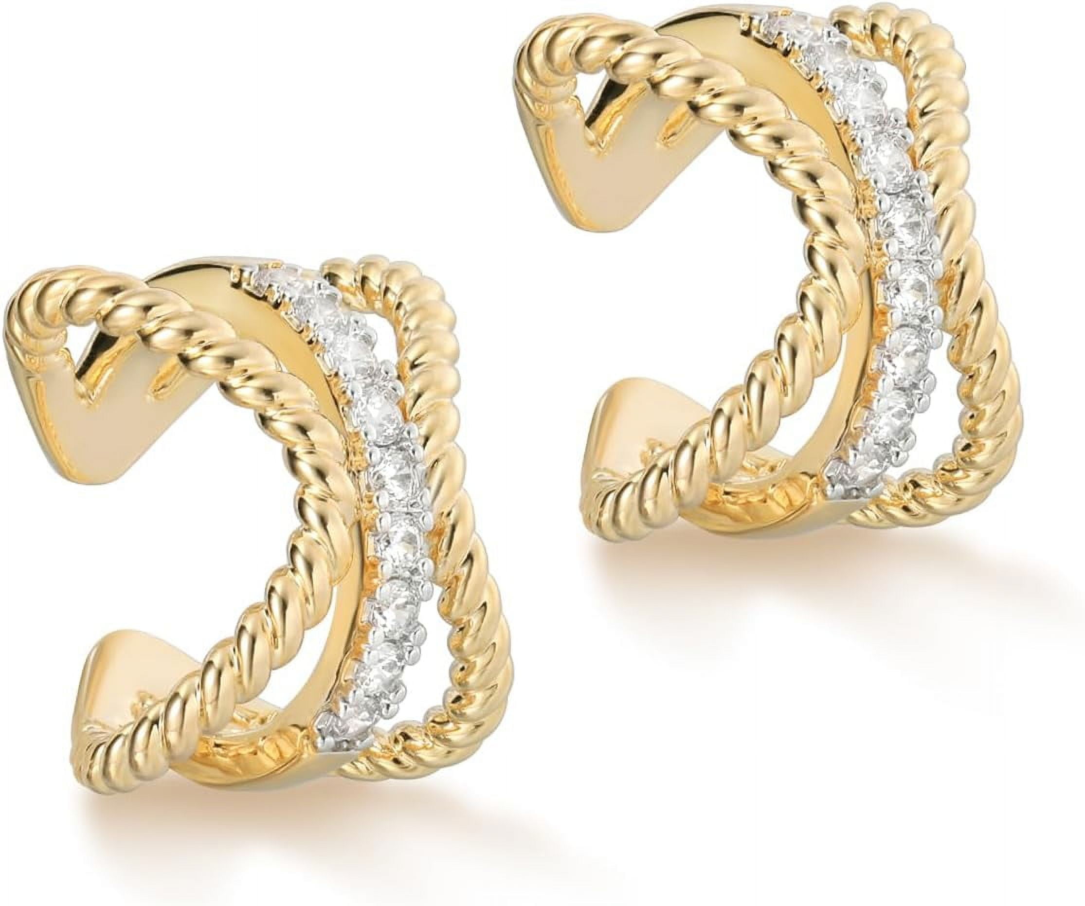 Cuff Earring Cartilage Clip On Cuff Cartilage Hoop Earrings For - Main Image