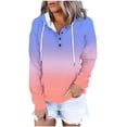 thumbnail image 1 of Women Early Fall Fashion Travel Sweatshirt With Hidden Zipper Pockets Zippered Sweatshirts Without Hood Long Sleeve Shirts, 1 of 6